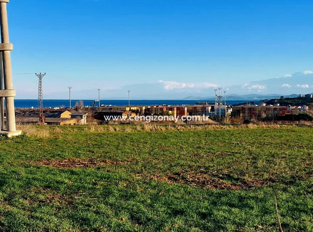 3.100 M2 Feld Zum Verkauf In Tekirdag Süleymanpaşa Barbaros Mit Herrlichem Meer- Und Naturblick