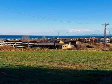 3.100 M2 Feld Zum Verkauf In Tekirdag Süleymanpaşa Barbaros Mit Herrlichem Meer- Und Naturblick