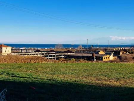 3.100 M2 Feld Zum Verkauf In Tekirdag Süleymanpaşa Barbaros Mit Herrlichem Meer- Und Naturblick