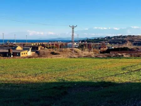 3.100 M2 Feld Zum Verkauf In Tekirdag Süleymanpaşa Barbaros Mit Herrlichem Meer- Und Naturblick