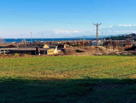 3.100 M2 Feld Zum Verkauf In Tekirdag Süleymanpaşa Barbaros Mit Herrlichem Meer- Und Naturblick