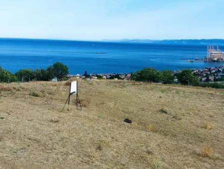 Gutschein Grundstück Zum Dringenden Verkauf Geeignet Für Den Bau Ihres Einfamilienhauses Mit Herrlichem Meerblick In Tekirdag Barbarosta