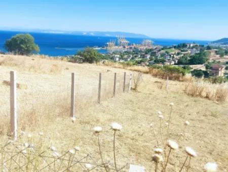 765 M2 Schnäppchengrundstück Mit Vollem Meerblick Zum Dringenden Verkauf In Tekirdag Barbarosta