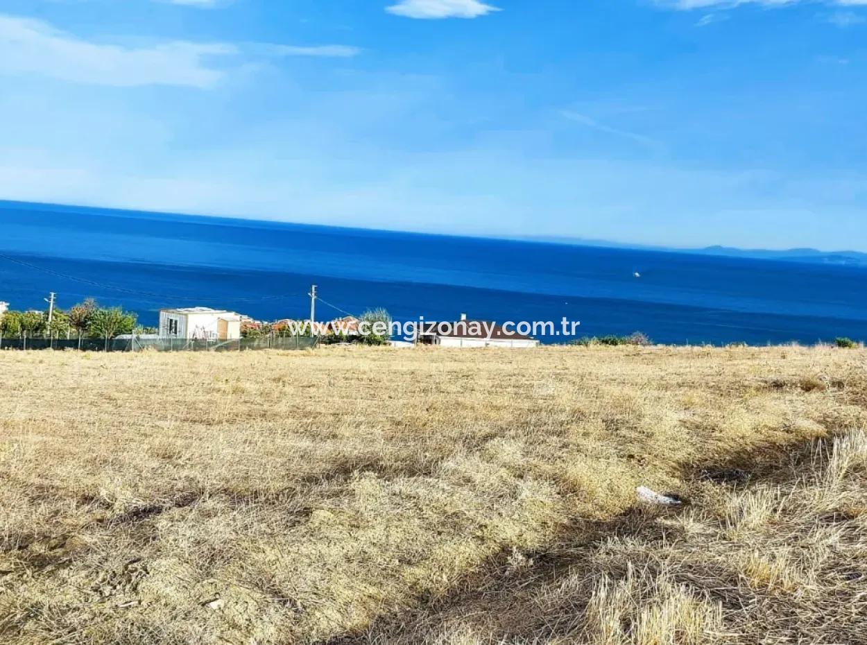 568 M2 Plot Of Land With Full Sea View For Urgent Sale In Tekirdag Barbarosta