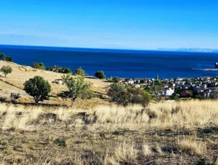 532 M2 Corner Plot For Sale In Tekirdag Süleymanpaşa Barbaros Neighborhood With Magnificent Sea And Nature Views