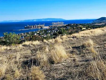 532 M2 Corner Plot For Sale In Tekirdag Süleymanpaşa Barbaros Neighborhood With Magnificent Sea And Nature Views