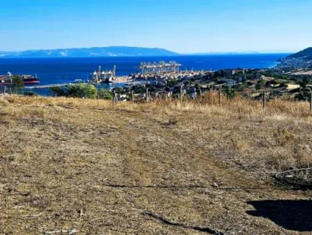 765 M2 Bargain Land With Full Sea View For Urgent Sale In Tekirdag Barbarosta