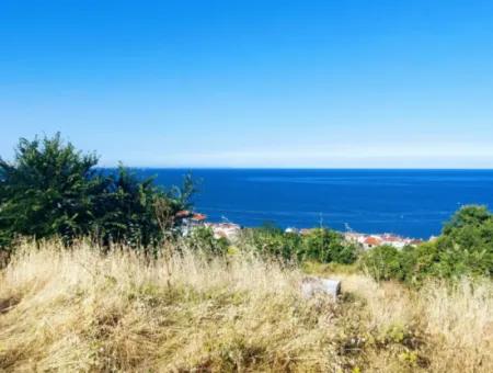 590 M2 Plot Of Land With Full Sea View In Tekirdag Barbarossa, Suitable For 3 Villas!