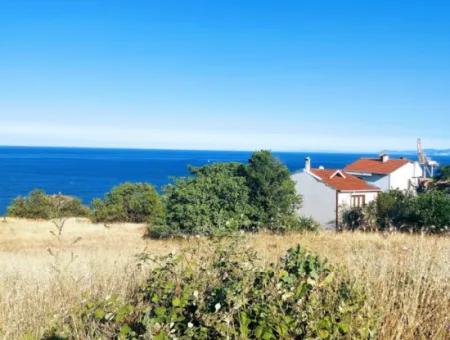 590 M2 Plot Of Land With Full Sea View In Tekirdag Barbarossa, Suitable For 3 Villas!