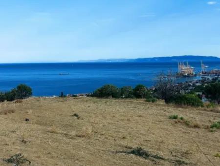 Coupon Land For Urgent Sale Suitable For Building Your Detached House With Wonderful Sea View In Tekirdag Barbarosta